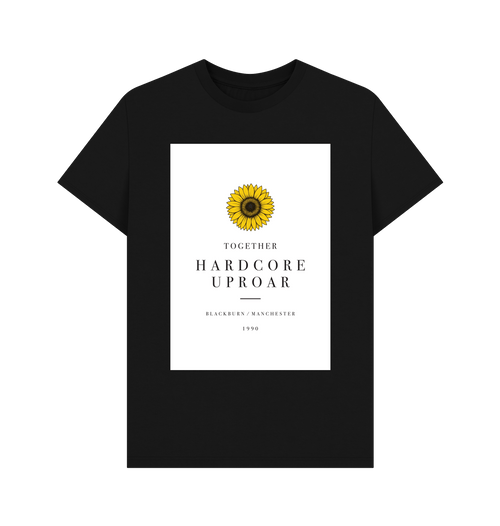Black Printed T-shirt Front