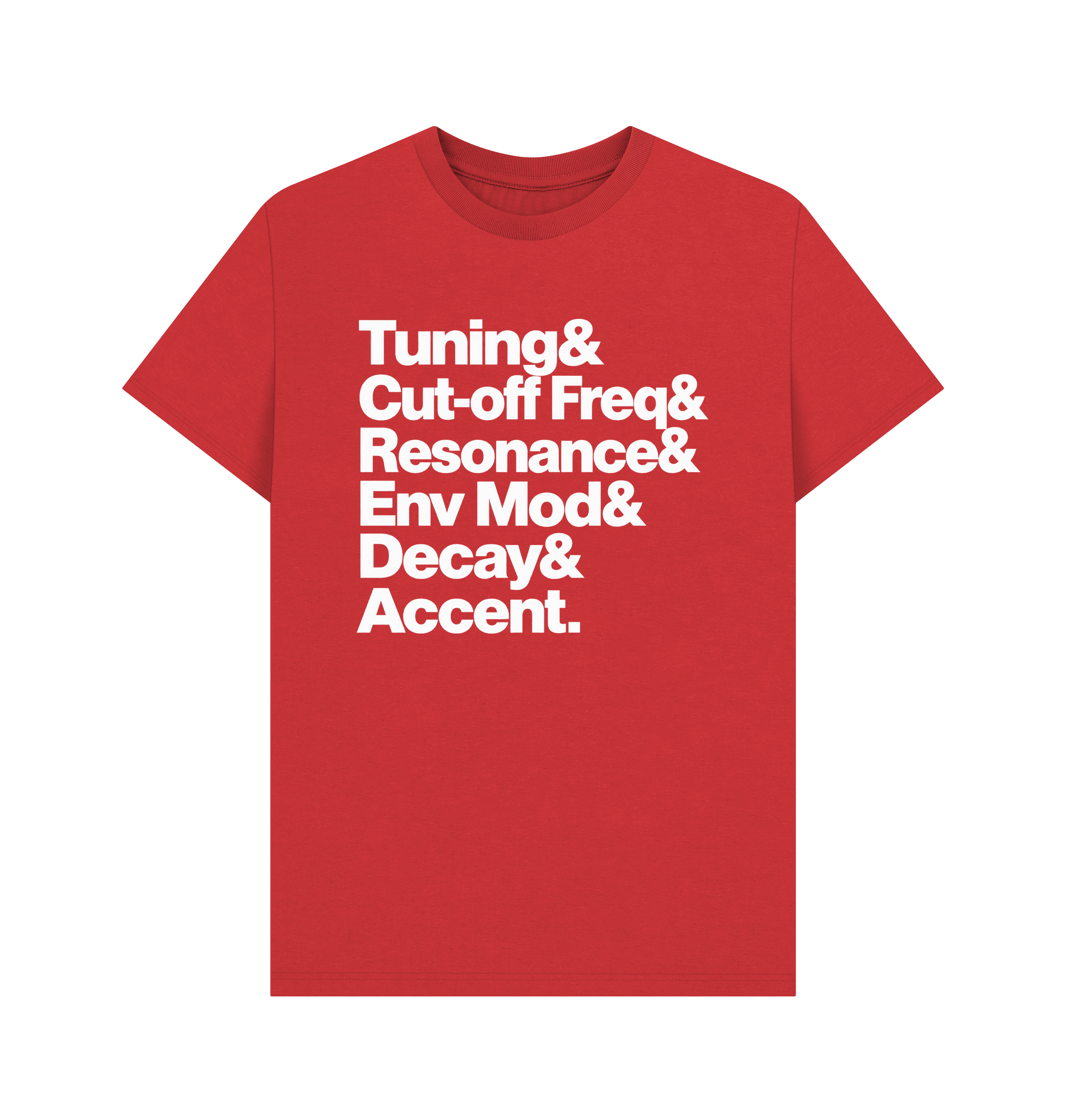 Red Printed T-shirt Front