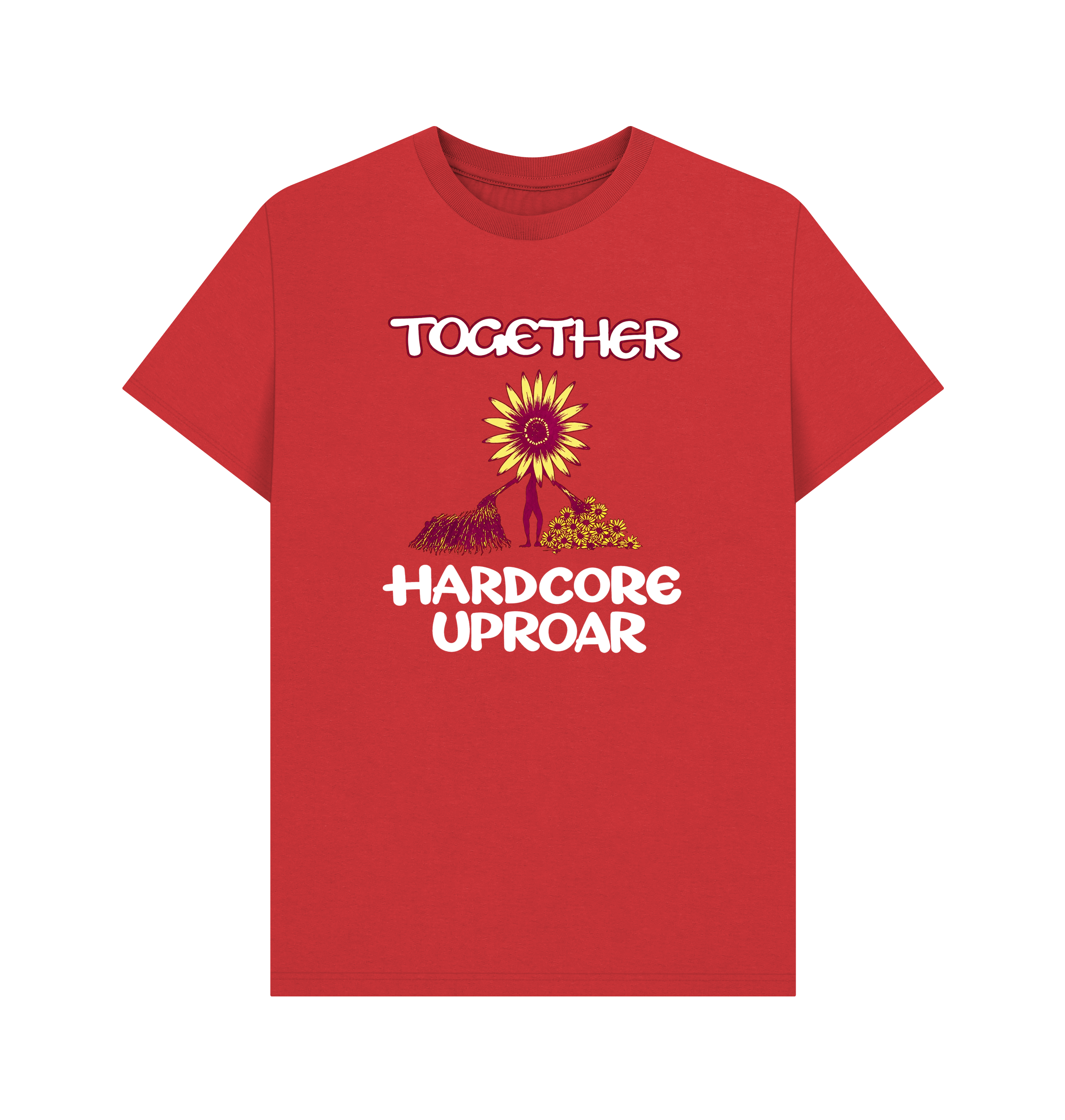 Red Printed T-shirt Front