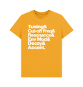 Mustard Printed T-shirt Front