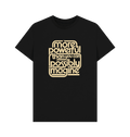 Black Printed T-shirt Front