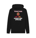 Black Printed Hoody Front