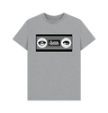 Athletic Grey Printed T-shirt Front