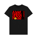 Black Printed T-shirt Front