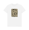 White Printed T-shirt Front