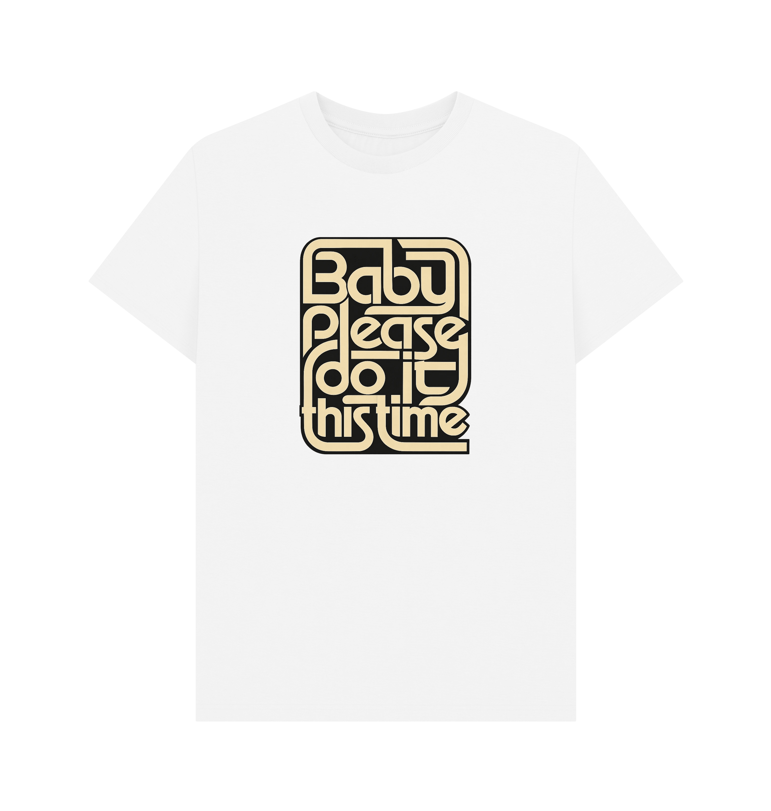 White Printed T-shirt Front