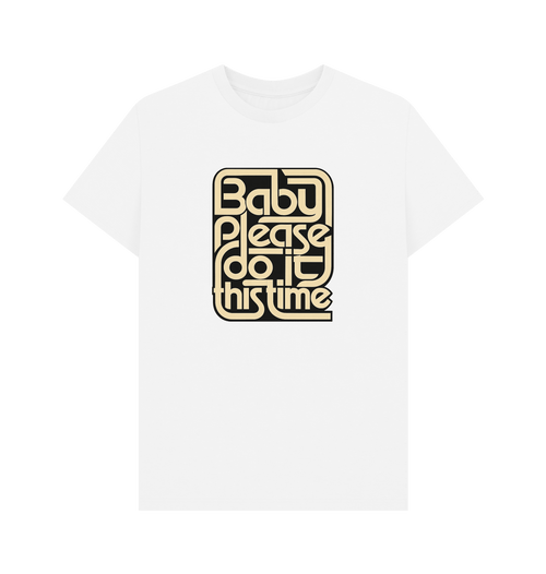 White Printed T-shirt Front