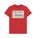 Red Printed T-shirt Front