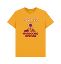 Mustard Printed T-shirt Front