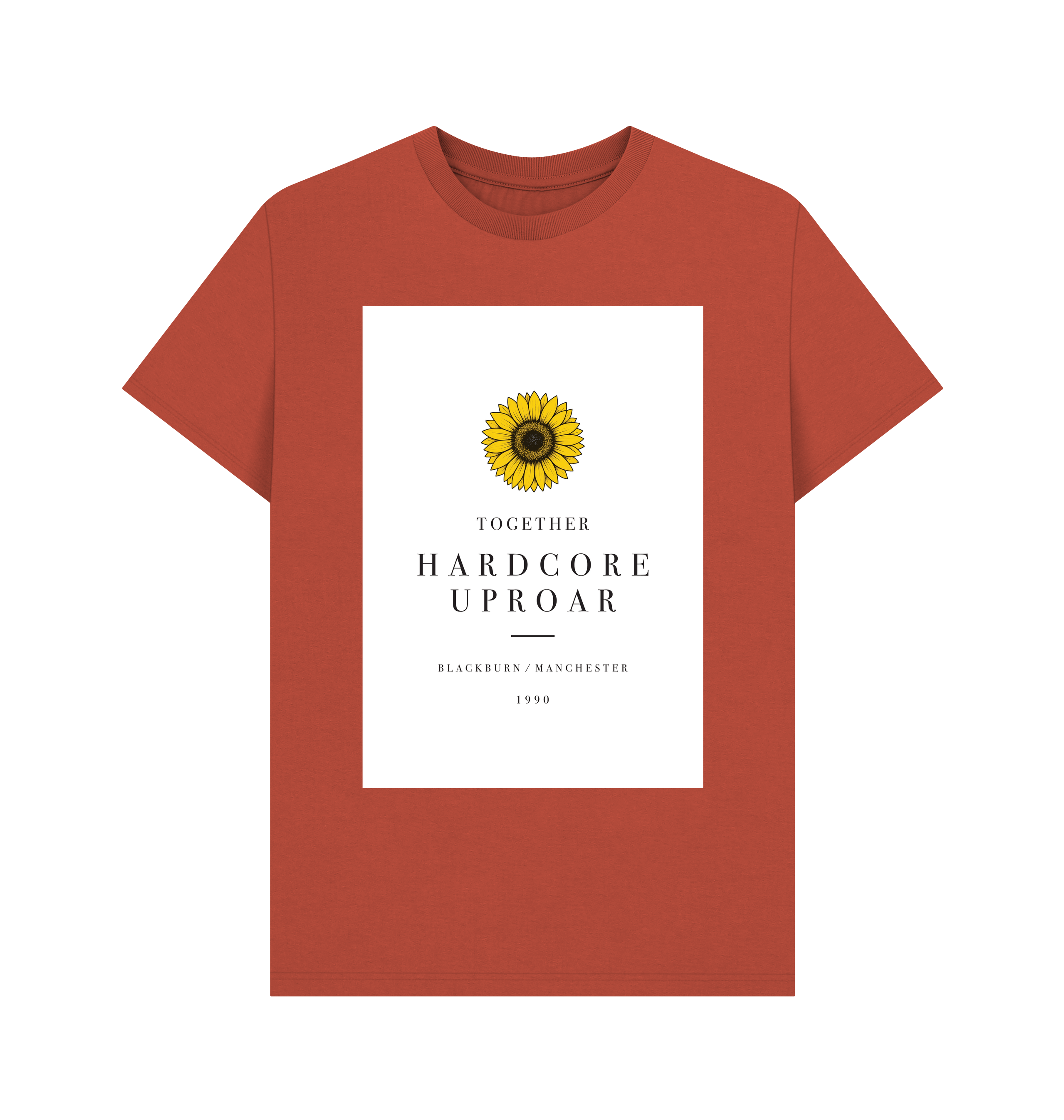 Rust Printed T-shirt Front